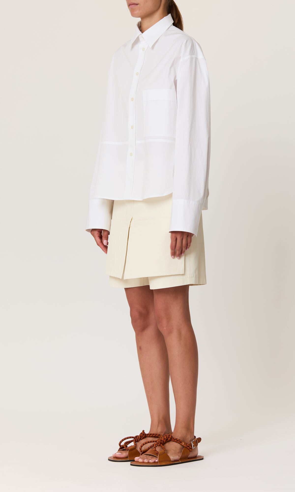 SHIRT L/S BABY WHITE