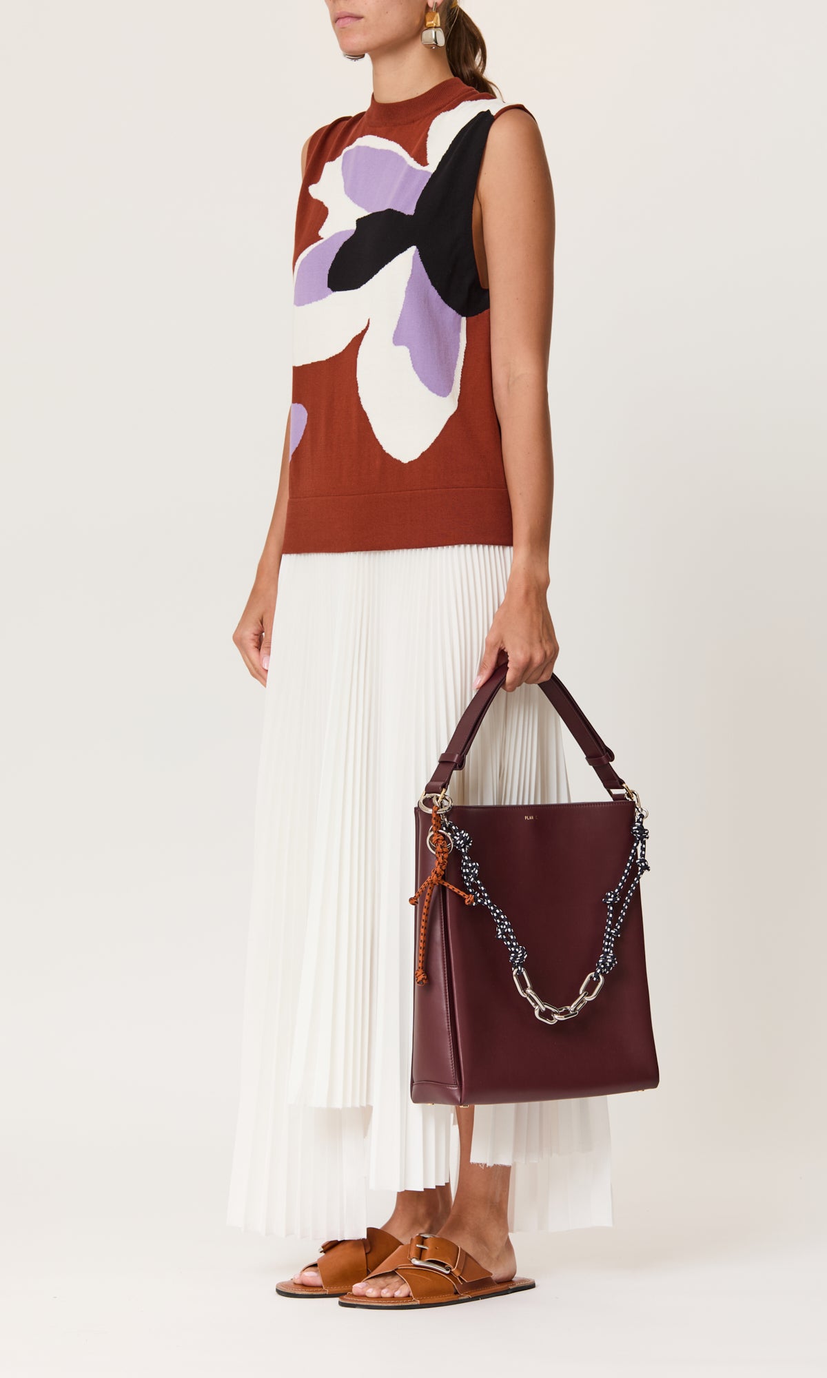 KNITWEAR VEST FLOWER