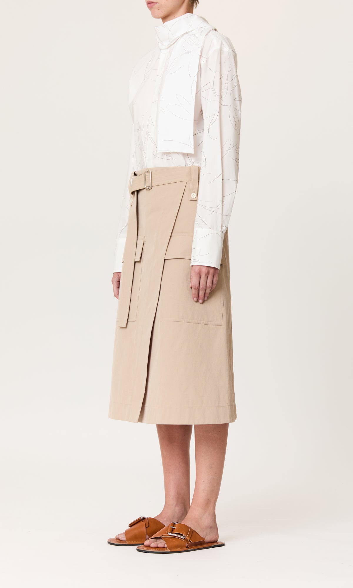 SKIRT BEIGE