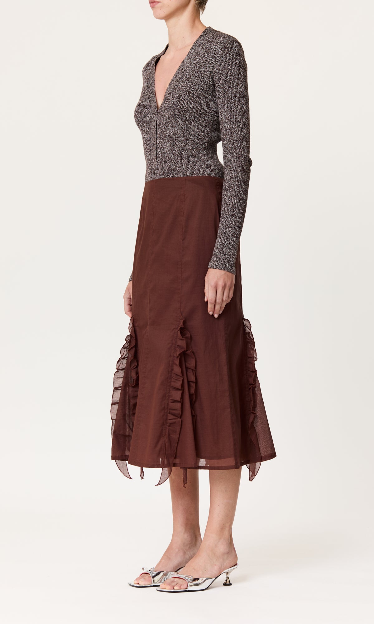 SKIRT BROWN C115