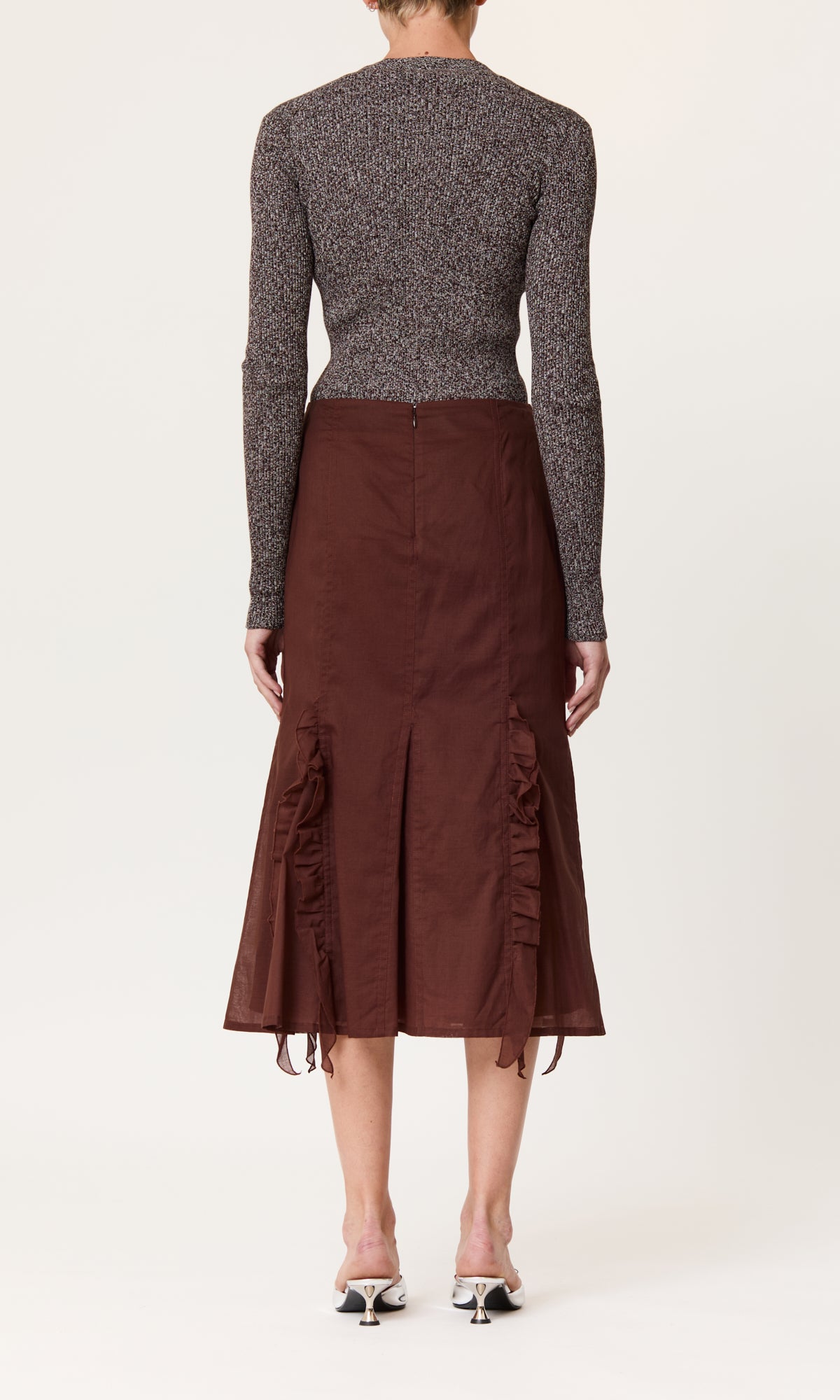 SKIRT BROWN C115