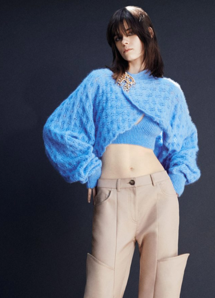 315.00 Knitted Bra Top ROCHAS Salvatore Schito