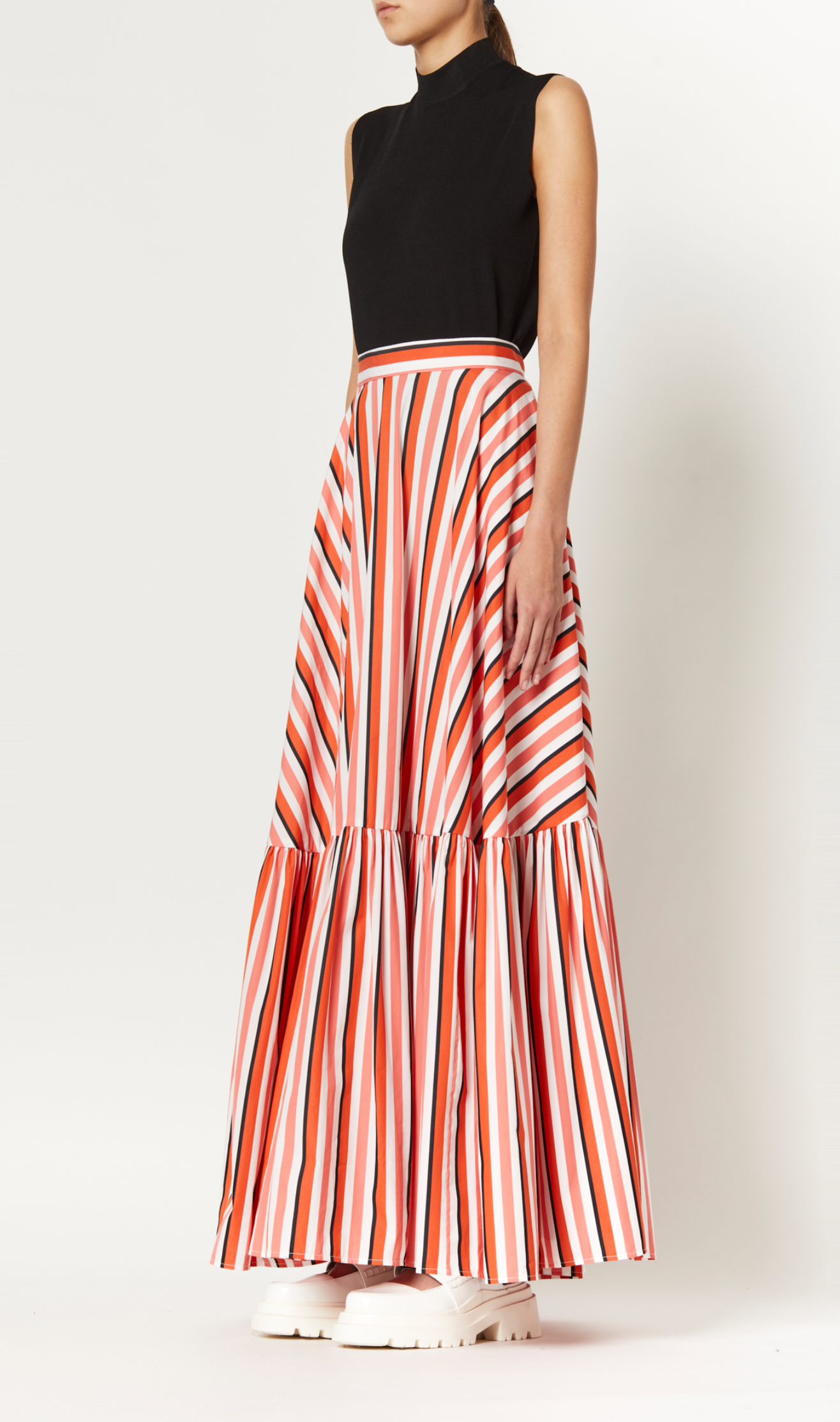 960.00 Skirt Stripe PLAN C Salvatore Schito