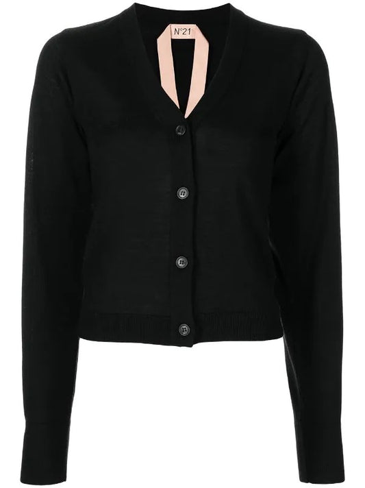 400.00 Cardigan Black N°21 Salvatore Schito