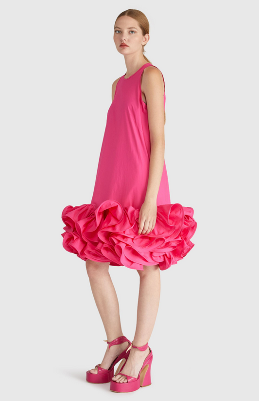 1340.00 Dress Fuchsia ROCHAS Salvatore Schito