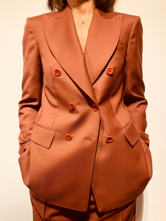 2290.00 SUIT IMELDA Terracotta SALVATORE SCHITO Salvatore Schito